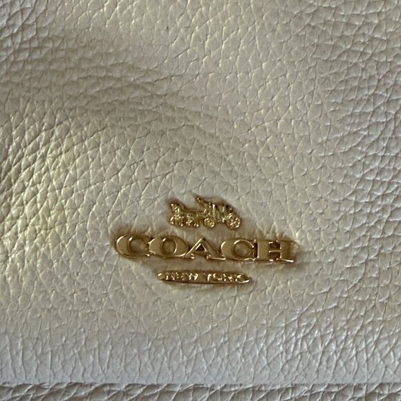 Coach Mini Charlie Cream Pebble Leather Backpack A1881 F28995 main image 9